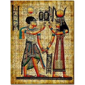 Cakapuzzle Antik Mısır Papyrus Thema Görseli Mdf 500 Parça Puzzle