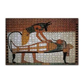 Cakapuzzle Antik Mısırda Mumya Töreni 120 Parça Ahşap Puzzle