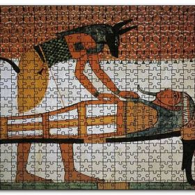 Cakapuzzle Antik Mısırda Mumya Töreni Mdf 500 Parça Puzzle