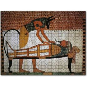 Cakapuzzle Antik Mısırda Mumya Töreni Mdf 500 Parça Puzzle