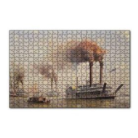 Cakapuzzle Antika Buharlı Vapurlar 120 Parça Ahşap Puzzle