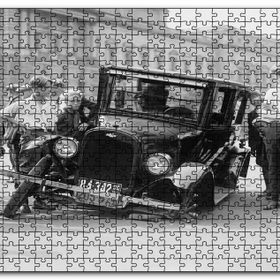 Cakapuzzle Antika Chevrolet Tekerlek Arızası Mdf 255 Parça Puzzle