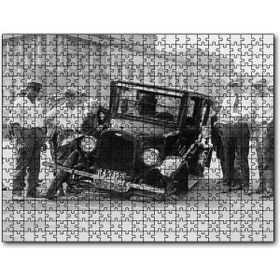 Cakapuzzle Antika Chevrolet Tekerlek Arızası Mdf 255 Parça Puzzle