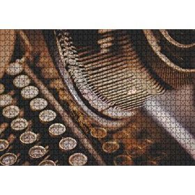 Cakapuzzle Antika Daktilo Yakın Çekim Mdf 1000 Parça Puzzle