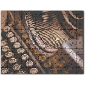 Cakapuzzle Antika Daktilo Yakın Çekim Mdf 255 Parça Puzzle