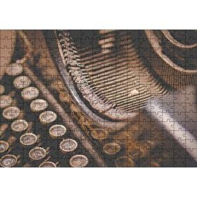 Cakapuzzle Antika Daktilo Yakın Çekim Mdf 255 Parça Puzzle