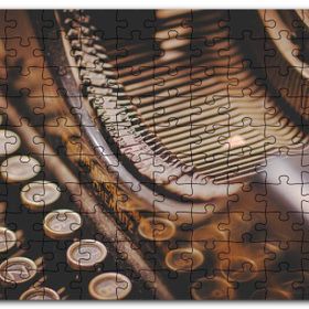 Cakapuzzle Antika Daktilo Yakın Çekim Mdf 500 Parça Puzzle