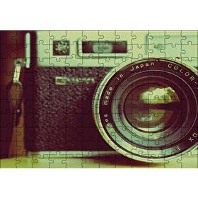 Cakapuzzle Antika Fotoğraf Makinası 120 Parça Ahşap Puzzle