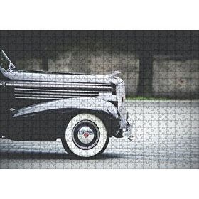 Cakapuzzle Antika Klasik Araba Ön Sağ Detay 120 Parça Ahşap Puzzle