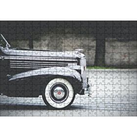 Cakapuzzle Antika Klasik Araba Ön Sağ Detay 120 Parça Ahşap Puzzle