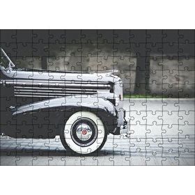 Cakapuzzle Antika Klasik Araba Ön Sağ Detay 120 Parça Ahşap Puzzle