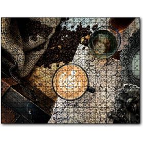 Cakapuzzle Antikalar Haritalar İrlanda Sütlü Kahvesi Mdf 120 Parça Puzzle