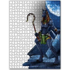 Cakapuzzle Anubis ve Kancalı Asası Ahşap 500 Parça Puzzle
