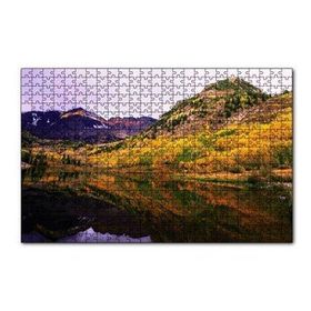 Cakapuzzle Appalachian Dağları ve Berrak Dağ Gölü 120 Parça Ahşap Puzzle
