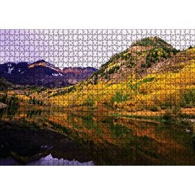 Cakapuzzle Appalachian Dağları ve Berrak Dağ Gölü 120 Parça Ahşap Puzzle