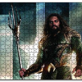 Cakapuzzle Aquaman Savaşa Hazır Ahşap 500 Parça Puzzle