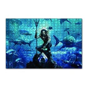 Cakapuzzle Aquaman Su Altında Köpek Balıklar 120 Parça Ahşap Puzzle