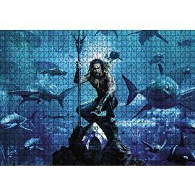 Cakapuzzle Aquaman Su Altında Köpek Balıklar Ahşap 1000 Parça Puzzle
