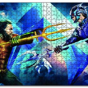 Cakapuzzle Aquaman Vs King Orm Karşılaşması Mdf 120 Parça Puzzle