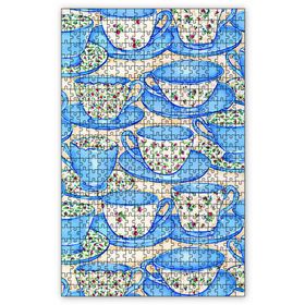 Cakapuzzle Ar Çiçekli Fincanlar Ahşap 255 Parça Puzzle