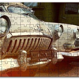 Cakapuzzle Araba Gaz 21 Sscb Mdf 1000 Parça Puzzle