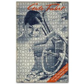 Cakapuzzle Araba Reklamı 1950 Ler Kadın Görseli Ahşap 500 Parça Puzzle
