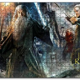 Cakapuzzle Aragorn Frodo Baggins Gandalf Gimli Leolas Mdf 255 Parça Puzzle