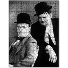 Cakapuzzle Arthur Stanley Jefferson ve Oliver Hardy Ahşap 255 Parça Puzzle