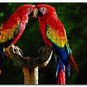 Cakapuzzle Aşık Papaganlar Mdf 120 Parça Puzzle