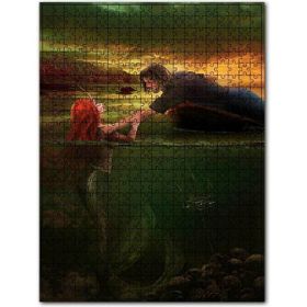 Cakapuzzle Aşk Tuzağı Ölümcül Kadın ve Kurbanı Ahşap 255 Parça Puzzle