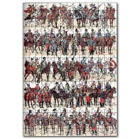 Cakapuzzle Askeri Mühimmat ve Üniformaların Evrimi Mdf 255 Parça Puzzle