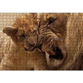 Cakapuzzle Aslan Baba ve Evlat Ahşap 500 Parça Puzzle