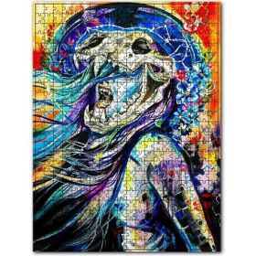 Cakapuzzle Aslan Burcu Sürrealist Portre Görseli 255 Parça Puzzle
