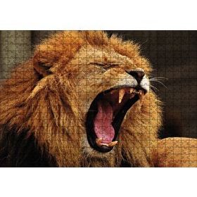 Cakapuzzle Aslan Esneyen Ahşap 500 Parça Puzzle