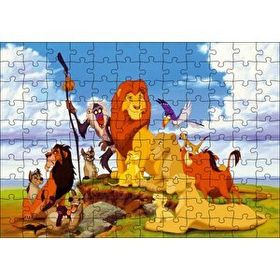 Cakapuzzle Aslan Kral Çizgi Filmler Disney 120 Parça Ahşap Puzzle