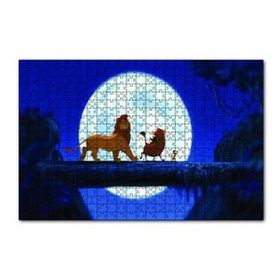 Cakapuzzle Aslan Kral Simba Timon Pumba 120 Parça Ahşap Puzzle