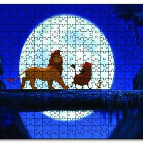 Cakapuzzle Aslan Kral Simba Timon Pumba Mdf 120 Parça Puzzle