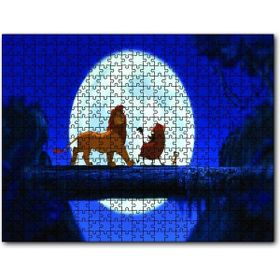 Cakapuzzle Aslan Kral Simba Timon Pumba Mdf 120 Parça Puzzle