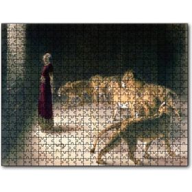 Cakapuzzle Aslanlara Atılan Danyal Peygamber Mdf 120 Parça Puzzle