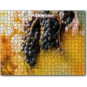Cakapuzzle Asma Dalında Kara Üzümler Mdf 1000 Parça Puzzle