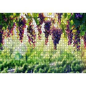 Cakapuzzle Asma Üzümü Kırmızı Üzüm Görseli 120 Parça Ahşap Puzzle