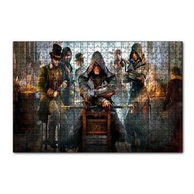 Cakapuzzle Assassins Creed Eski Meyhanede Bir Sahne 120 Parça Ahşap Puzzle