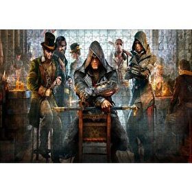 Cakapuzzle Assassins Creed Eski Meyhanede Bir Sahne Mdf 500 Parça Puzzle