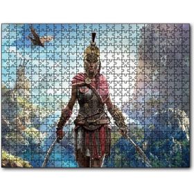 Cakapuzzle Assassins Creed Kadın Suikastçi Nehir ve Dağlar Mdf 1000 Parça Puzzle