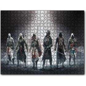 Cakapuzzle Assassins Creed Karakterler ve Kutsal Işık Mdf 255 Parça Puzzle