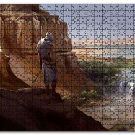 Cakapuzzle Assassins Creed Origins Nil Nehri ve Suikastçi Mdf 255 Parça Puzzle