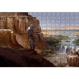 Cakapuzzle Assassins Creed Origins Nil Nehri ve Suikastçi Mdf 255 Parça Puzzle