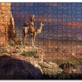 Cakapuzzle Assassins Creed Piramitler Suikastçi ve Devesi Mdf 1000 Parça Puzzle