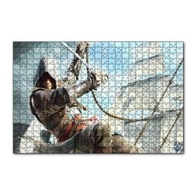Cakapuzzle Assassins Creed Suiakstçi Yelken Halatlarında 120 Parça Ahşap Puzzle
