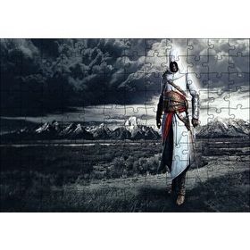 Cakapuzzle Assassins Creed Suikastçi Kara Bulutlar ve Çayırlar 120 Parça Ahşap Puzzle